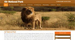 Desktop Screenshot of girnationalpark.in