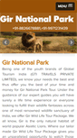 Mobile Screenshot of girnationalpark.in